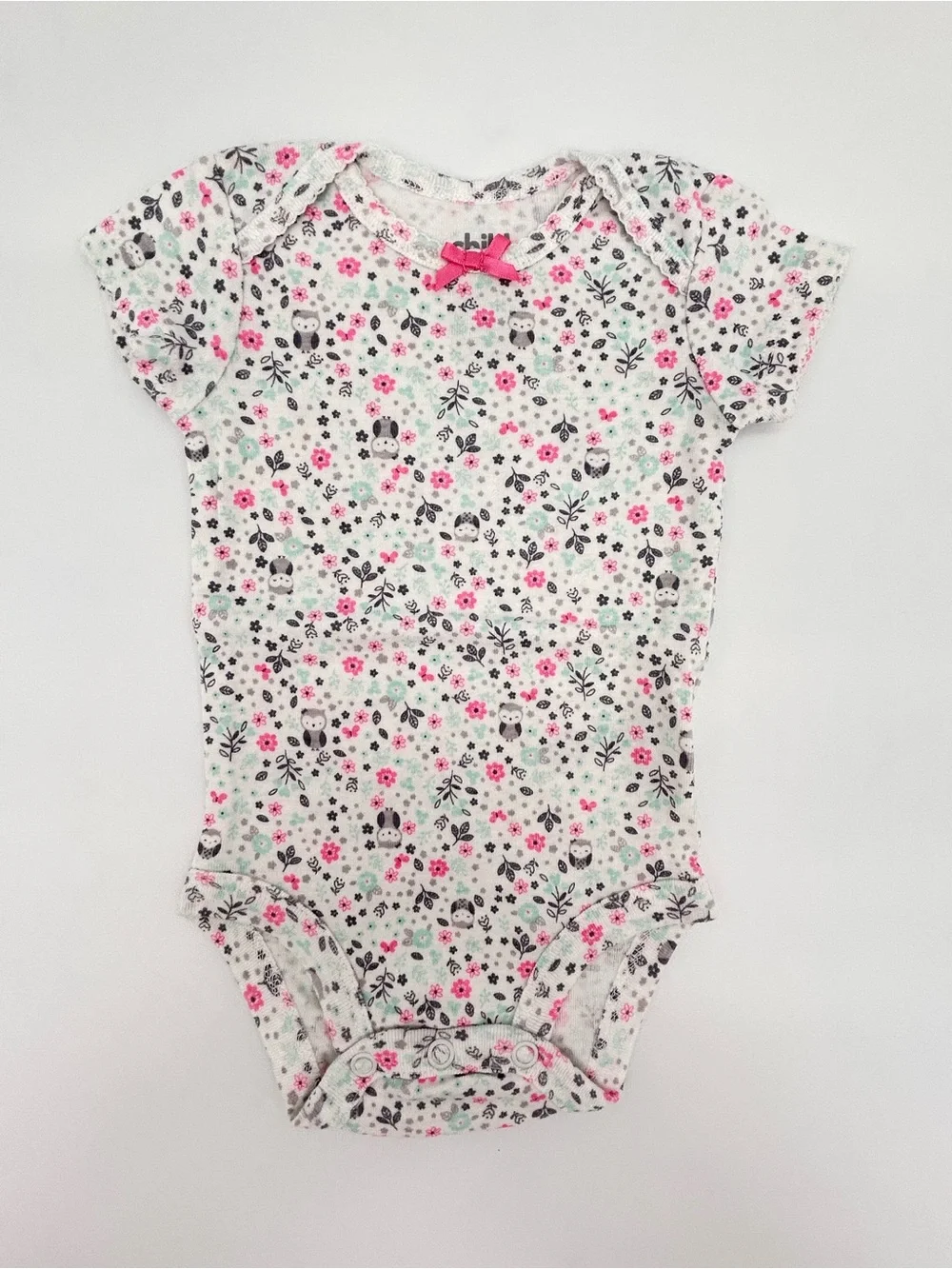 Carter’s/Child of Mine Set of 4 Onesies Size NB